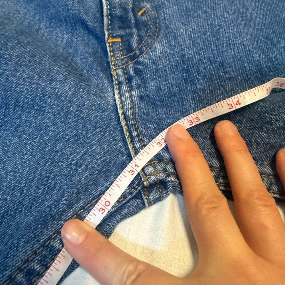 Levi's 505 Regular Fit Jeans Mens‎ 38x32 Blue Straight Leg Classic Denim